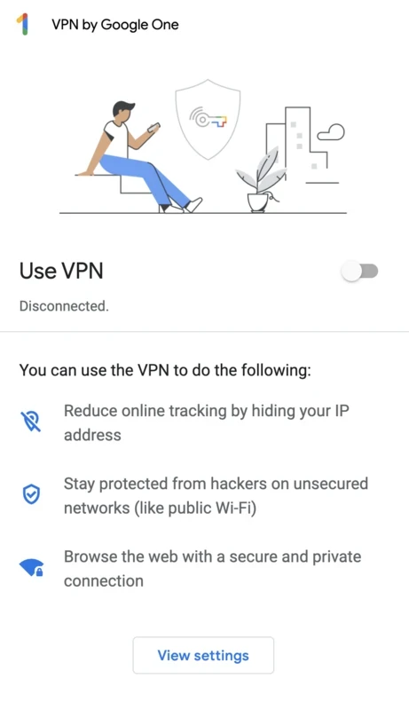 Google One VPN — Screenshot 4